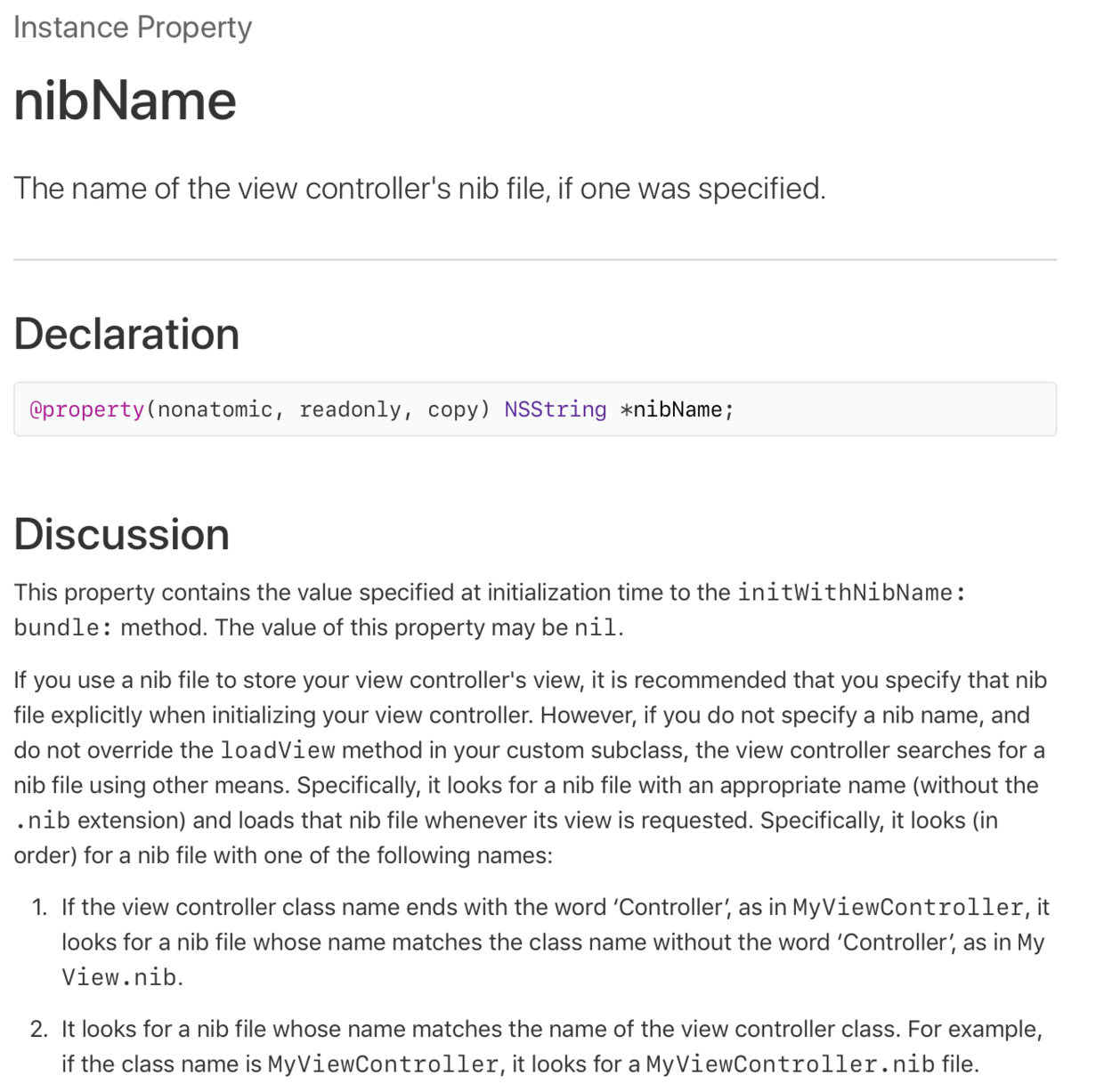 Apple documentation
