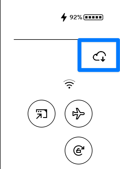 Force sync button in quick settings